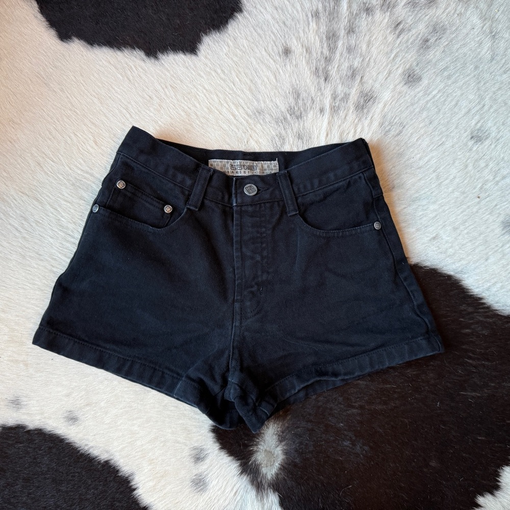 JAMBANGEE Black Denim Shorts